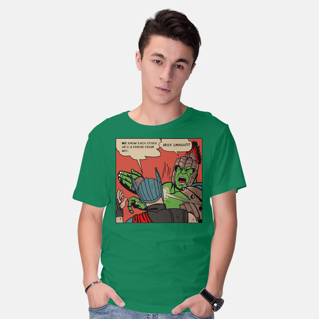 He's A Friend-Mens-Basic-Tee-demonigote