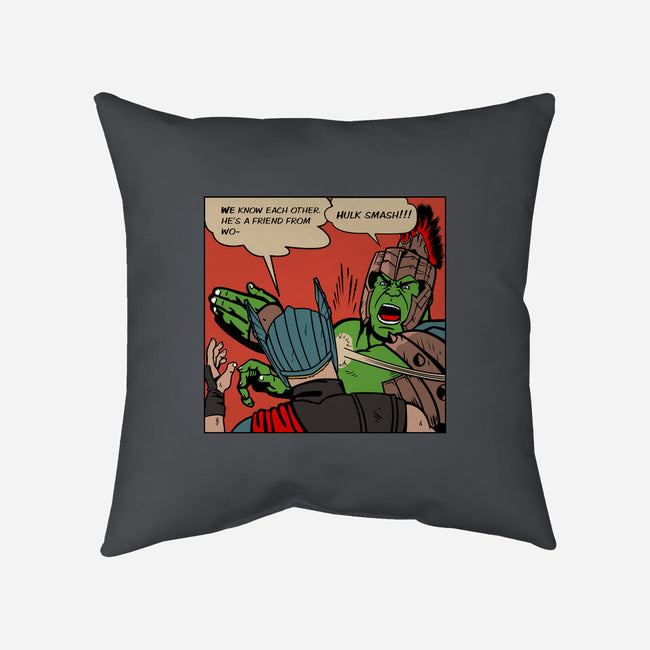 He's A Friend-None-Removable Cover w Insert-Throw Pillow-demonigote