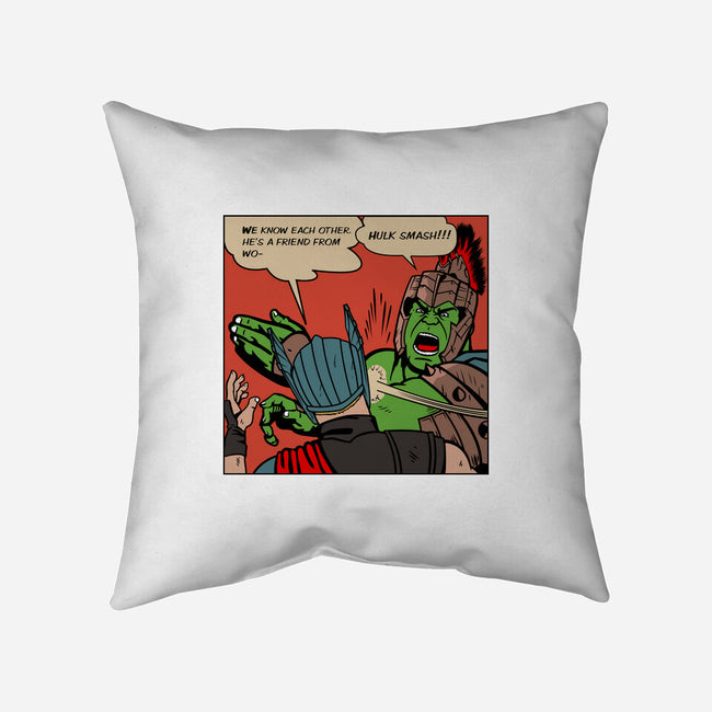 He's A Friend-None-Removable Cover w Insert-Throw Pillow-demonigote