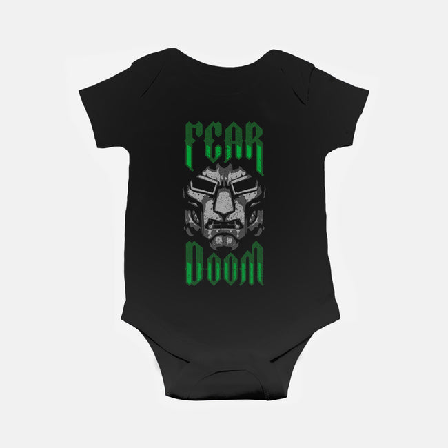 Fear Doom-Baby-Basic-Onesie-demonigote