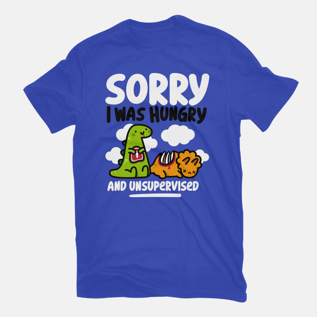 Sorry I Was Hungry-Youth-Basic-Tee-demonigote