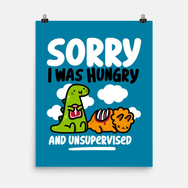 Sorry I Was Hungry-None-Matte-Poster-demonigote