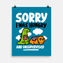 Sorry I Was Hungry-None-Matte-Poster-demonigote