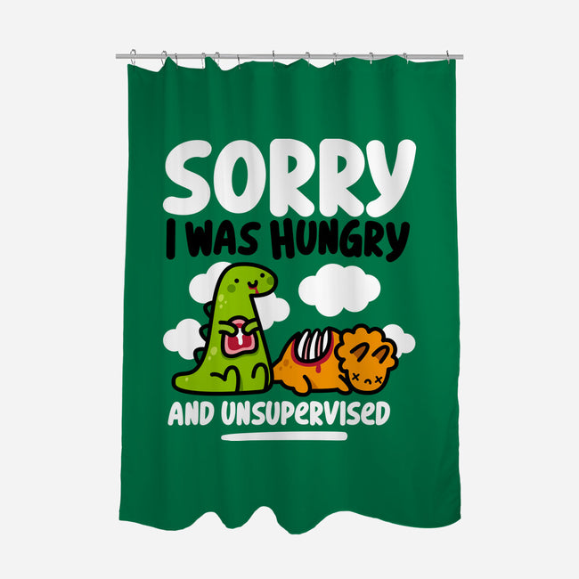 Sorry I Was Hungry-None-Polyester-Shower Curtain-demonigote