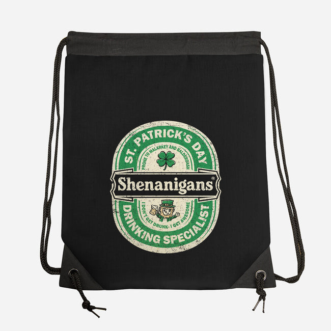 Shenanigans-None-Drawstring-Bag-kg07