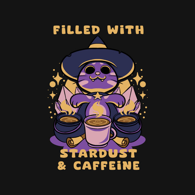 Filled With Stardust And Caffeine-None-Drawstring-Bag-FunkVampire