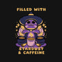 Filled With Stardust And Caffeine-Youth-Basic-Tee-FunkVampire