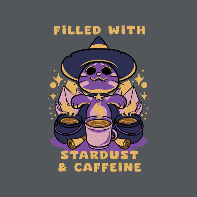 Filled With Stardust And Caffeine-None-Polyester-Shower Curtain-FunkVampire