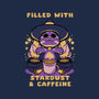 Filled With Stardust And Caffeine-Youth-Basic-Tee-FunkVampire