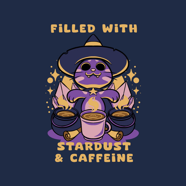 Filled With Stardust And Caffeine-Mens-Basic-Tee-FunkVampire