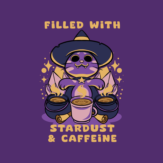 Filled With Stardust And Caffeine-None-Drawstring-Bag-FunkVampire