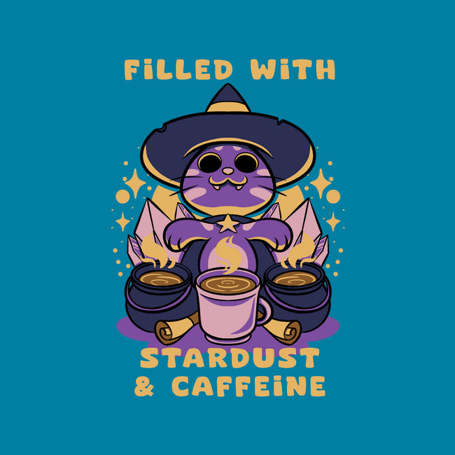 Filled With Stardust And Caffeine-None-Glossy-Sticker-FunkVampire