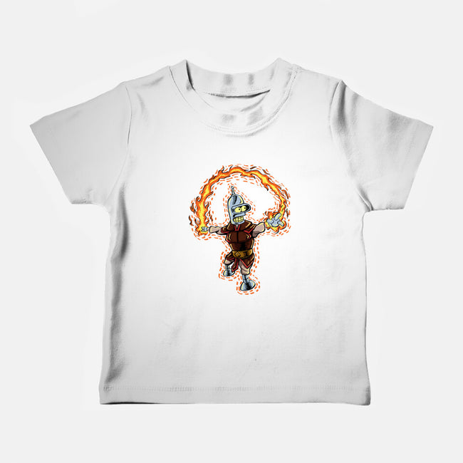 Fire Bender-Baby-Basic-Tee-nickzzarto