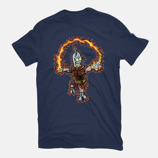 Fire Bender-Womens-Basic-Tee-nickzzarto