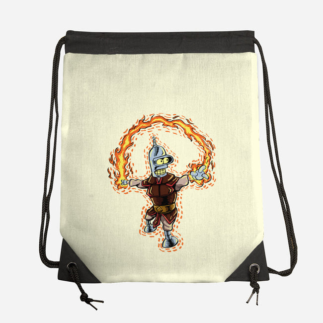 Fire Bender-None-Drawstring-Bag-nickzzarto