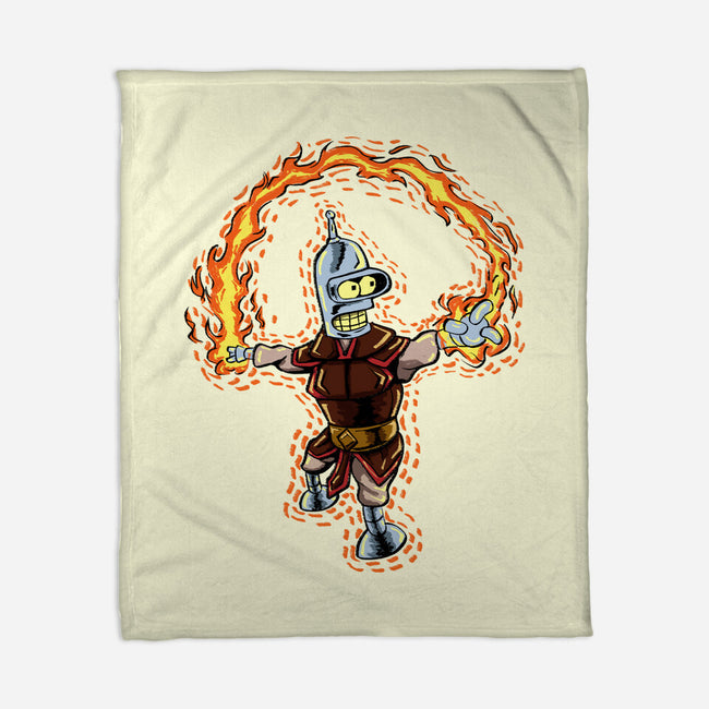 Fire Bender-None-Fleece-Blanket-nickzzarto