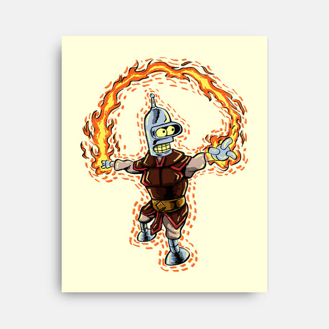 Fire Bender-None-Stretched-Canvas-nickzzarto