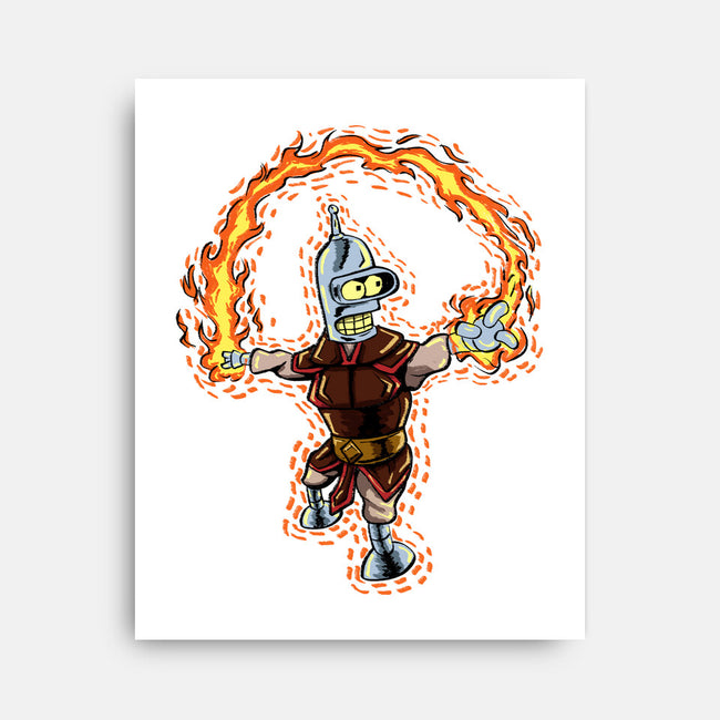 Fire Bender-None-Stretched-Canvas-nickzzarto