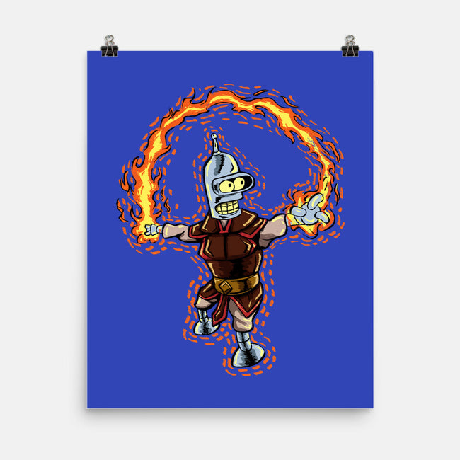 Fire Bender-None-Matte-Poster-nickzzarto