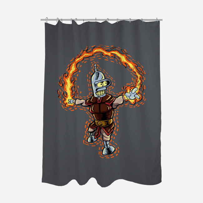 Fire Bender-None-Polyester-Shower Curtain-nickzzarto