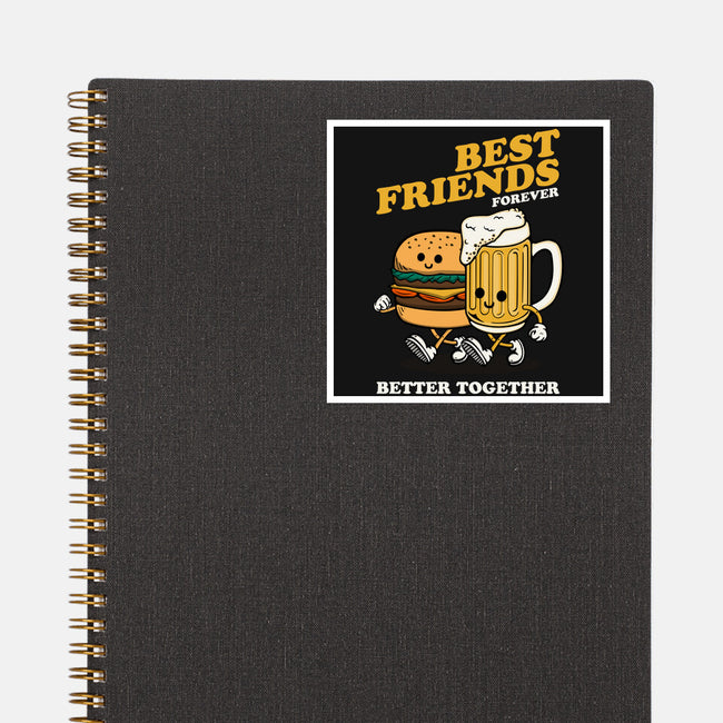 Best Foodie Friends Forever-None-Glossy-Sticker-Melonseta