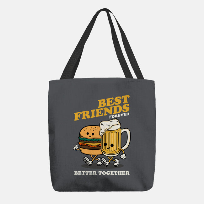 Best Foodie Friends Forever-None-Basic Tote-Bag-Melonseta