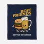 Best Foodie Friends Forever-None-Fleece-Blanket-Melonseta