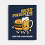 Best Foodie Friends Forever-None-Stretched-Canvas-Melonseta