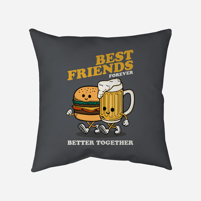 Best Foodie Friends Forever-None-Removable Cover w Insert-Throw Pillow-Melonseta