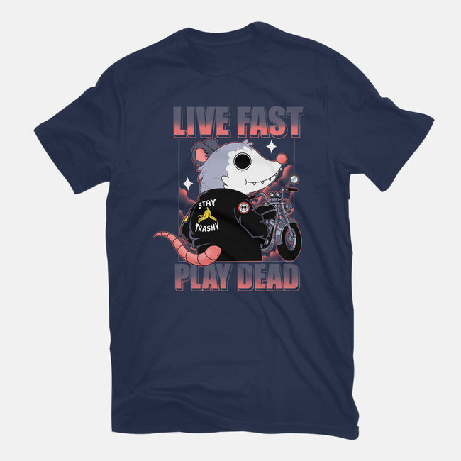 Live Fast Play Dead-Mens-Premium-Tee-Tri haryadi