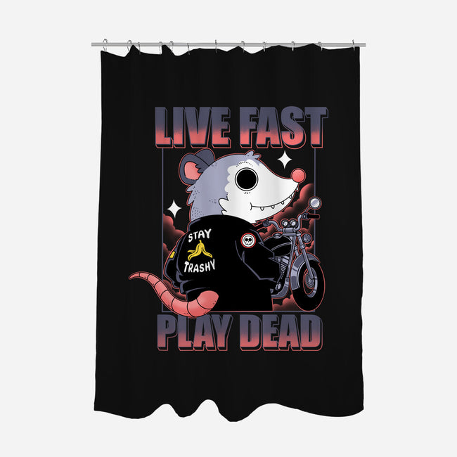 Live Fast Play Dead-None-Polyester-Shower Curtain-Tri haryadi