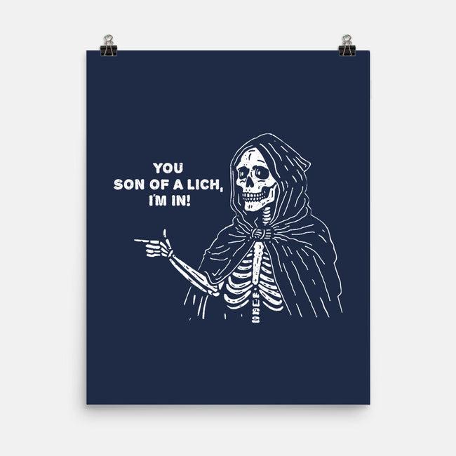 You Son Of A Lich-None-Matte-Poster-Aarons Art Room