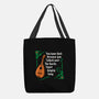 Talking Over The Bard-None-Basic Tote-Bag-Aarons Art Room