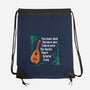 Talking Over The Bard-None-Drawstring-Bag-Aarons Art Room