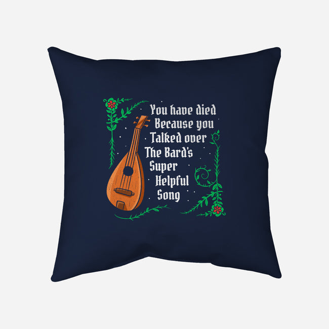 Talking Over The Bard-None-Removable Cover w Insert-Throw Pillow-Aarons Art Room