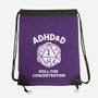 Roll For Concentration-None-Drawstring-Bag-Aarons Art Room