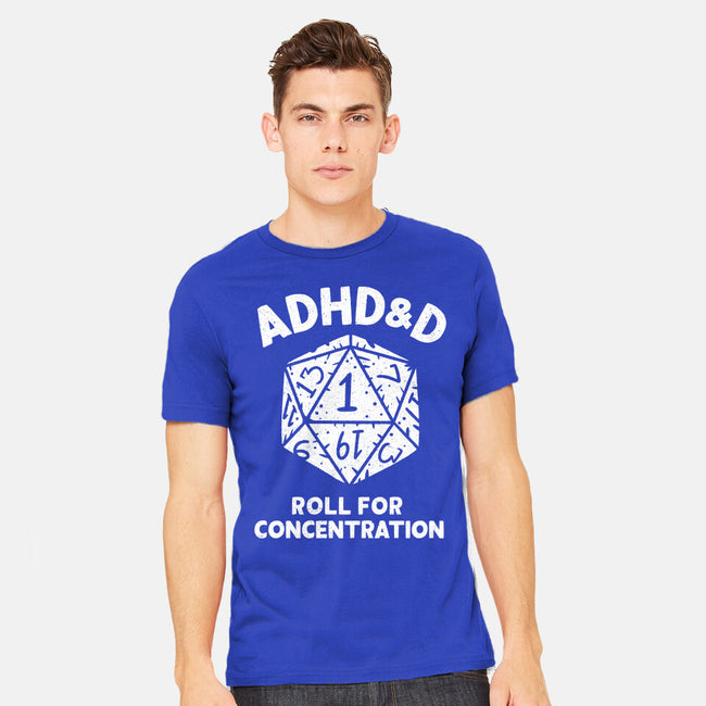 Roll For Concentration-Mens-Heavyweight-Tee-Aarons Art Room