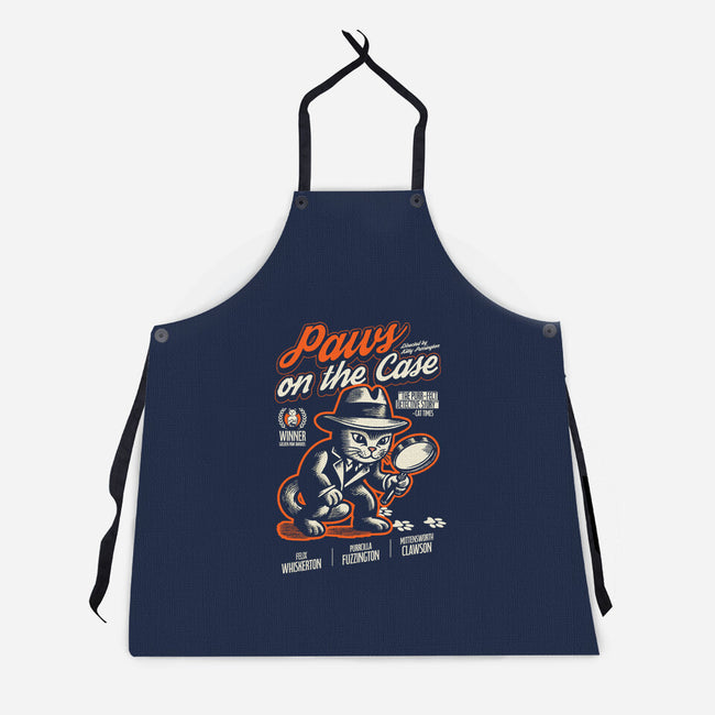 Paws On The Case-Unisex-Kitchen-Apron-Herk Up Tees