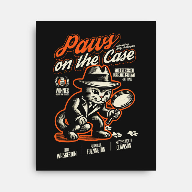 Paws On The Case-None-Stretched-Canvas-Herk Up Tees