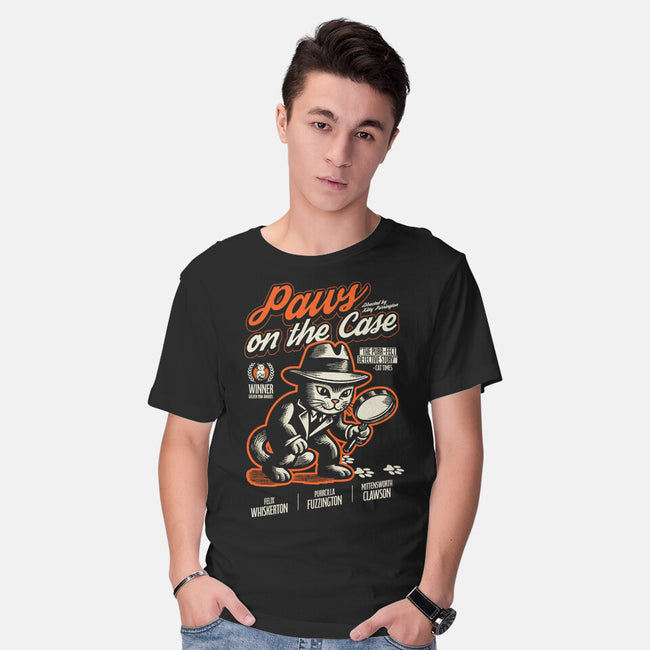 Paws On The Case-Mens-Basic-Tee-Herk Up Tees