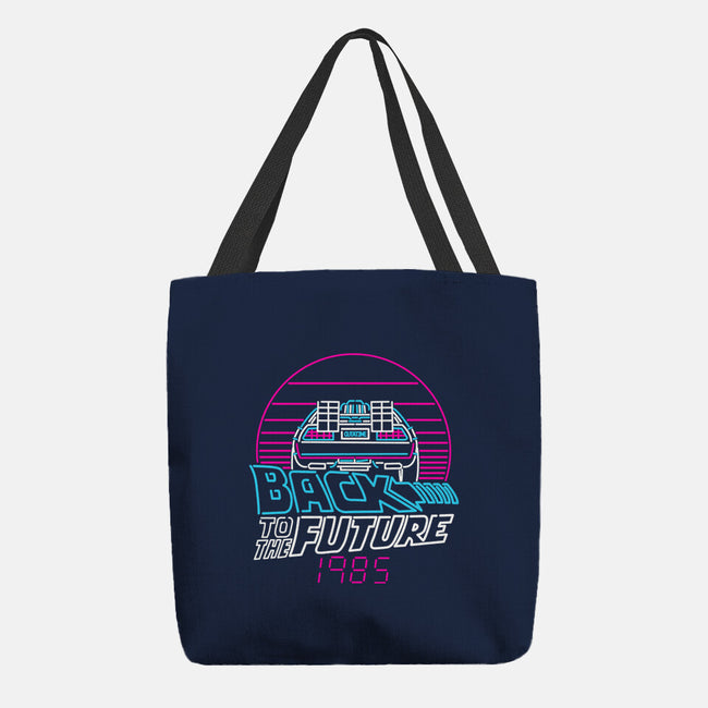 Back To The 1980s-None-Basic Tote-Bag-rocketman_art