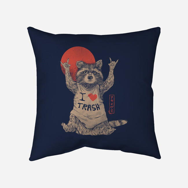 Trash Life Best Life-None-Removable Cover w Insert-Throw Pillow-eduely