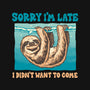 Not So Sorry Sloth-Womens-Basic-Tee-momma_gorilla