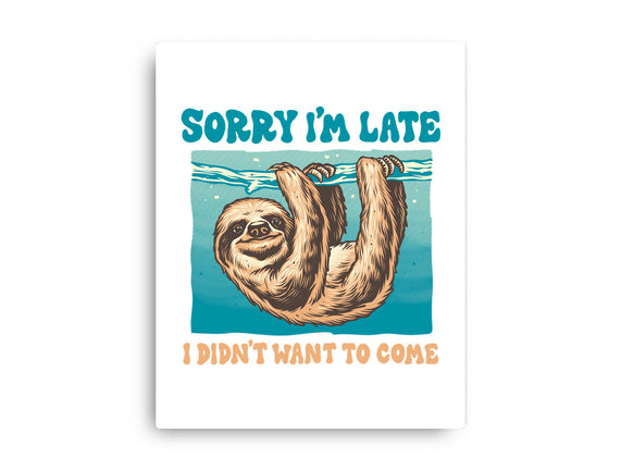 Not So Sorry Sloth