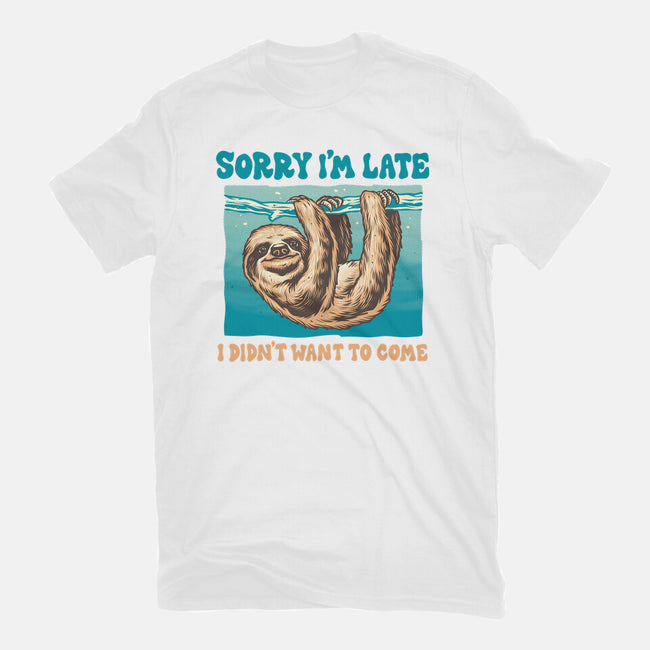 Not So Sorry Sloth-Unisex-Basic-Tee-momma_gorilla