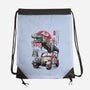 Jurassic Sumi-e-None-Drawstring-Bag-DrMonekers