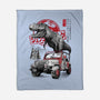 Jurassic Sumi-e-None-Fleece-Blanket-DrMonekers