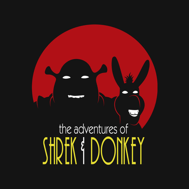 Adventures Of Shrek And Donkey-Unisex-Basic-Tee-jasesa