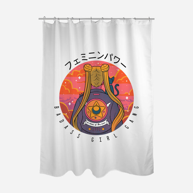 Badass Sailor-None-Polyester-Shower Curtain-yumie