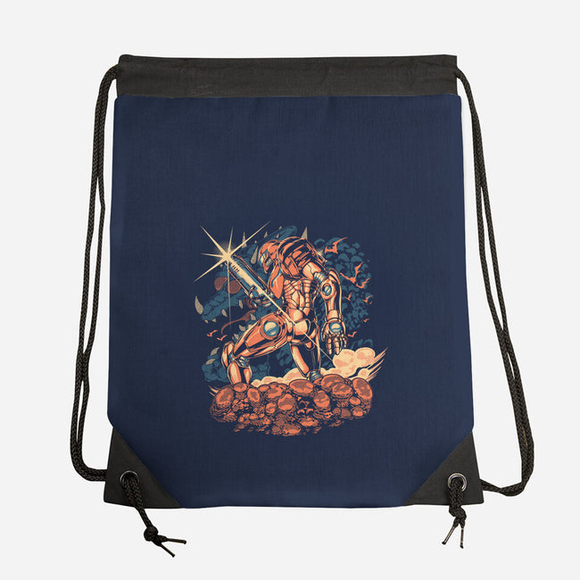 One Target At A Time-None-Drawstring-Bag-Estudio Horta